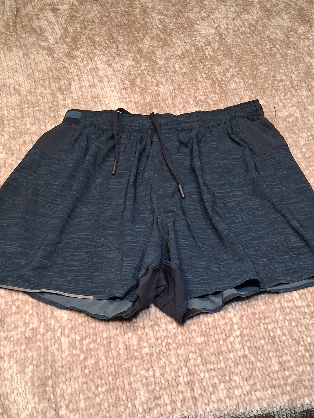 lululemon athletica Men's Navy Heather Athletic Shorts